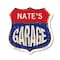 Signmission Nate's Garage, 18 Inch X 18 Inch, Plastic Sign SHI-P-18-383-NATE - alternate 1