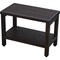 Homeroots Rectangular Teak Shower Bench With Shelf In Brown Finish 376667 - alternate 4