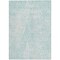 Homeroots 8' X 10' Aqua And Ivory Geometric Washable Indoor Outdoor Area Rug 577544 - alternate 5
