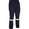 Bisley Dual-Certified AR/FR Ripstop Industrial Taped Cargo Pant, Industrial Wash Durable 385MFRCS-NV/3434 - alternate 1