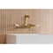 Kingston Brass Double-Handle Wall Mount Bathroom Faucet, Brushed Brass KS7257PL - alternate 2