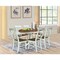 Whitewood Industries Rectangular Extension Dining Table W/ 6 Chairs, 36 in W, 30.1 in L, 48 in H, Parawood, 7 K79-36RXT-27B-C613-6 - alternate 3