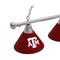 Holland Bar Stool Co Texas A&M 3 Shade Billiard Light, Chrome Fixture BL3CHTexA-M - alternate 4