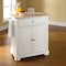 Crosley Alexandria Wood Top Portable Kitchen Island/Cart KF30021AWH - alternate 6