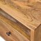 Homeroots 20" Brown Solid Wood Two Drawer Nightstand 651551 - alternate 9