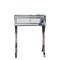 Homeroots 24" Stainless Steel and Mirror Nightstand 475782 - alternate 1