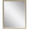 Homeroots 43" Silver Wood Accent Mirror 632756 - alternate 1