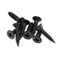 Prime-Line Door and Gate Safety Hasp Hinge Latch with Swivel Staple 6 inch with Screws Matte Black U 117228 - alternate 3