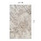 World Rug Gallery Marble Flow Area Rug 6 ft 6 in x 9 ft Beige WR202BEIGE6X9 - alternate 2