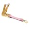Tie 4 Safe 2'' x 12'' Fixed End w/ Ratchet and Flat Snap Hook. WLL: 1,667 LBS Pink RT04CK-501S-MH03-PK-C-1 - alternate 1
