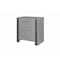 Global Furniture Usa Contemporary Logan Silver Nightstand 6884 - alternate 2