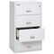 Fireking 4 Drawer, 1 Hr Fire & Impact Rated, 31" Wide Lateral Arctic White 4-3122-CAW - alternate 3
