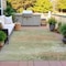 Homeroots 8' X 10' Beige And Fern Green Abstract Washable Indoor Outdoor Area Rug 630828 - alternate 6