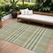 Homeroots 9' X 12' Olive Green Brown And Ivory Plaid Washable Indoor Outdoor Area Rug 601498 - alternate 1