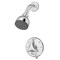 Symmons Origins Single Handle Single Spray Round Shower Faucet Trim Kit (Valve Included) S9601PRP - alternate 1