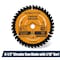 Powertec 6-1/2" Circular Saw Blade, 5/8" Arbor, 1/16" Kerf, 40T Carbide-Tipped Blade for Wood Cutting 14023 - alternate 1