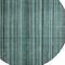 Homeroots 8' Teal Blue Aqua And Gray Round Striped Washable Indoor Outdoor Area Rug 616390 - alternate 7