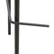 Leisuremod Devon Mid-Century Modern Aluminum Bar Stool with Powder Coated Frame and Footrest, Black DB31BL - alternate 6
