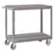 Pucel Tray Top Service Cart, 24 in W x 36 in D x 36 in H, 2 Shelves, Gray SC-2436-2-C5 - alternate 1