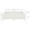 Blanco Vintera 33" Equal Double Apron, White 526550 - alternate 3