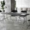 Flash Furniture Kathryn 6-Foot Bi-Fold Granite Black Plastic Folding Table RB-3072FH-BK-GG - alternate 4