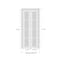 Sartodoors Sliding Closet Bi-fold Doors, Felicia 3355 Matte Black with Clear Glass, Sturdy Tracks Moldings Tr FELICIA3355BF-BLK-48 x 84 (2* 24x84) - alternate 3