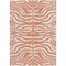 Homeroots 10' X 14' Coral And Ivory Animal Print Washable Indoor Outdoor Area Rug 600605 - alternate 6