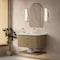 James Martin Vanities Allamari 36" Single Vanity, Dune Mist w/ 3 CM White Zeus Silestone Top D640-V36-DMS-WWZ - alternate 5