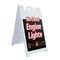 Signmission We Check Engine Lights, A-Frame & 2 Decals Installed, Heavy-Duty Plastic Frame SBHD-D-2436-We Check Engine Lights - alternate 1
