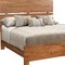Homeroots Brown Live Edge Bow Joint Solid Wood King Bed Frame 604633 - alternate 4