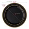 Smarty Had A Party 10.25" Black with Gold Edge Rim Plastic Dinner Plates (120 Plates), 120PK 110BG-CASE - alternate 5