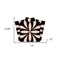 Homeroots 12" X 12" Intertwined Black and Cream Peel and Stick Removable Tiles 556435 - alternate 4