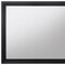 Homeroots 35" Black Square Wood Framed Mounted Dresser Mirror 376946 - alternate 2