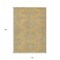 Homeroots 10' X 14' Gold And Ivory Geometric Washable Indoor Outdoor Area Rug 598745 - alternate 9