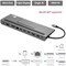 Siig USB-C MULTIPORT DOCKING, MST DOCKNG STATION TRIPLE VIDEO, SINGLE 4K, HDMI, DISPL JU-DK0E11-S1 - alternate 4