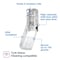 Tork Toilet Paper Dispenser, (2) Rolls, Plastic 473520 - alternate 3