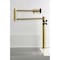 Kingston Brass Deck Mount Pot Filler Faucet, Brushed Brass KS4707PKX - alternate 5
