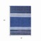 Homeroots 8' X 10' Navy Blue Sky Blue And Charcoal Abstract Washable Indoor Outdoor Area Rug 615281 - alternate 5