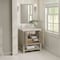 James Martin Vanities Breckenridge 30" Single Vanity, Whitewashed Oak, w/ 3 CM Siberian Silestone Top 330-V30-WWO-3SFR - alternate 6