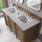 James Martin Vanities Brittany 60" Dbl Vanity, Pecan w/ 3 CM Ethereal Noctis Silestone Top w/FreePower Wireless Charger 655-V60D-PCN-FENC - alternate 5
