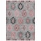 Homeroots 3' X 5' Gray Mauve And Charcoal Southwestern Washable Indoor Outdoor Area Rug 615134 - alternate 4