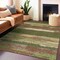 Homeroots 10' X 14' Olive Green Abstract Washable Indoor Outdoor Area Rug 608752 - alternate 5