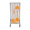 5S Supplies Housekeeping Shadow Board Broom Station V17, Gray / Orange, BO, No Text HSB-V17-GRAY/ORANGE-BO-NO TEXT - alternate 1