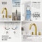 Vigo Hart Two Handle Bathroom Faucet in Matte Brushed Gold VG01303MG - alternate 3