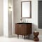 James Martin Vanities Amberly 30" Single Vanity, Mid-Century Walnut, w/ 3 CM Phantome Eclos Top 670-V30-WLT-3PHT - alternate 5