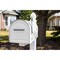 Architectural Mailboxes Reliant Locking Post Mount, White (Architectural Brand) MB981WAM - alternate 4