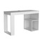 Homeroots 47" White Wood Computer Desk 546419 - alternate 4