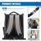 Scratchme FluffyDream Cat Backpack, Dog Carrier Backpacks, Foldable Backpack, Ventilated Design, Up to 15.4 lbs PTCARIERBACKPK01G - alternate 3