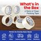 Campior Clear Packing Tape, Heavy Duty, 1.88 In x 60 Yards, 2.7mil, 6 Rolls for Shipping and Sealing CMPTAPE6 - alternate 2