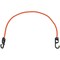 Prosource Stretch Cord, 9 mm Dia, 48 in L, Polypropylene, Orange, Hook End FH4034 - alternate 1